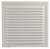 Renson 1006348 - schoepenrooster + kader + mug.opbouw 437 ral9010 200x200mm | 2 stuks