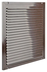 Renson 1006355 - schoepenrooster + kader + mug.opbouw 437 ral8019 300x300mm | 2 stuks
