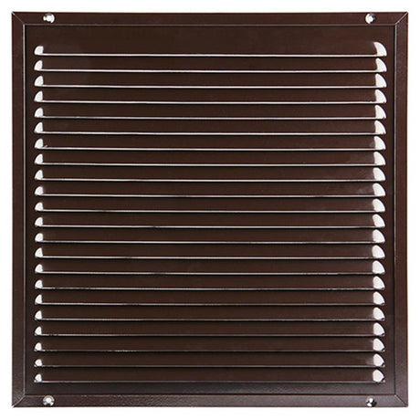 Renson 1006355 - schoepenrooster + kader + mug.opbouw 437 ral8019 300x300mm | 2 stuks