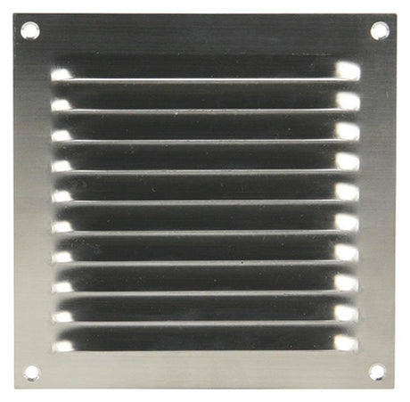 Renson 1006356 - schoepenrooster vlak 438 inox 150x150mm | 5 stuks