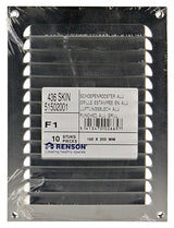 Renson 1006302 - schoepenrooster vlak alu f1 150x200mm | 10 stuks