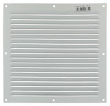 Renson 1006309 - schoepenrooster vlak alu ral 9010 250x250mm | 10 stuks