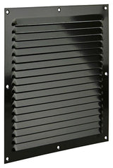 Renson 1006310 - schoepenrooster vlak alu ral 8019 250x250mm | 10 stuks