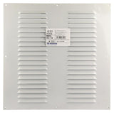 Renson 1006319 - schoepenrooster vlak alu ral 9010 400x400mm | 5 stuks