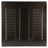 Renson 1006323 - schoepenrooster vlak alu ral 8019 500x500mm | 5 stuks