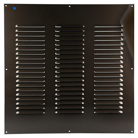 Renson 1006323 - schoepenrooster vlak alu ral 8019 500x500mm | 5 stuks