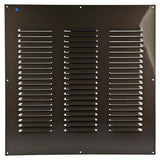 Renson 1006323 - schoepenrooster vlak alu ral 8019 500x500mm | 5 stuks