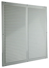 Renson 1006339 - schoepenrooster + kader + mug.opbouw 437 ral9010 500x500mm | 2 stuks