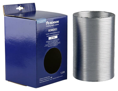Renson 1006202 - alu flexibel dia 130 1500 mm | 2 stuks