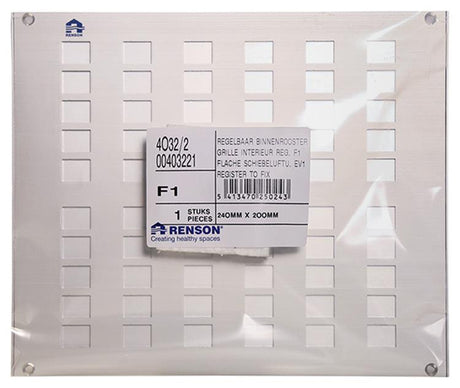 Renson 1006627 - roos.4032 2 f1 240x200mm | 2 stuks