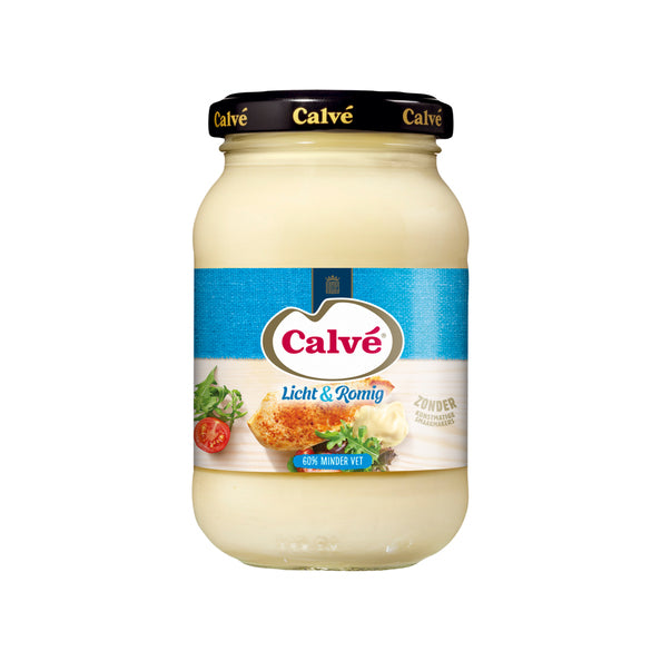 Calve calvé mayonaise pot - licht romig - zonder kunstmatige smaakstoffen - 6 x 650 ml