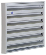 Renson 1013929 - opbouwmuurrooster alu natuur 431 225x225mm | 2 stuks