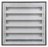 Renson 1013929 - opbouwmuurrooster alu natuur 431 225x225mm | 2 stuks