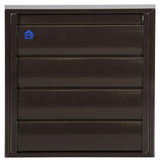 Renson 1013923 - lamellenrooster alu bruin 433 173x173mm | 2 stuks