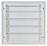 Renson 1013879 - lamellenrooster alu wit 433 210x210mm | 2 stuks