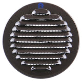Renson 1008242 - schoepenrooster rond inb. 435 r alu ral 8019 ø 80 | 12 stuks