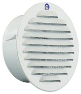 Renson 1008244 - ronde schoepenrooster inb. 435 r ral 9010 ø 100 | 8 stuks