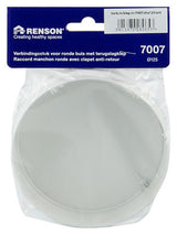 Renson 1008568 - pvc verbindingsstuk + terugslag klep 7007 wit diam. 125mm | 2 stuks