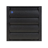 Renson 1057998 - dampkaprooster 433 (173x173) ral 9005 zwart | 2 stuks