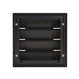 Renson 1057998 - dampkaprooster 433 (173x173) ral 9005 zwart | 2 stuks