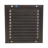 Renson 1058002 - opbouw schoepenr kader gaas 437 (150x150) ral 9005 zwart | 2 stuks