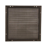 Renson 1058003 - opbouw schoepenr kader gaas 437 (200x200) ral 9005 zwart | 2 stuks