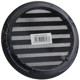 Renson 1057994 - inbouw rond schoepenr met gaas434r dia 125 ral 9005 zwart | 10 stuks
