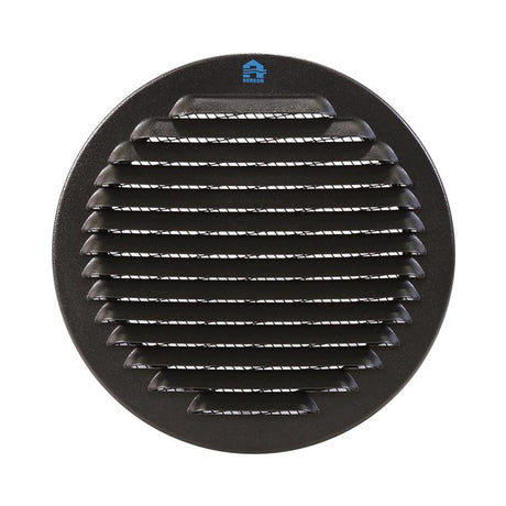 Renson 1057997 - inbouw rond schoepenr met gaas435r dia 150 ral 9005 zwart | 5 stuks