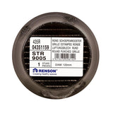 Renson 1057996 - inbouw rond schoepenr met gaas435r dia 115 ral 9005 zwart | 5 stuks