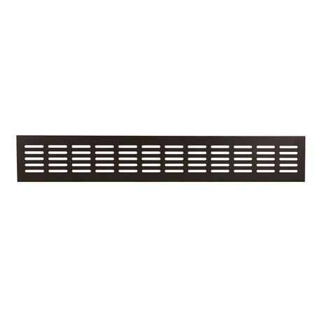 Renson 1059707 - ventilatiestrip 381 80 (500mm)ral 9005 structuur zwart | 2 stuks