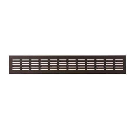 Renson 1059705 - ventilatiestrip 381 80 (500mm)ral 9005 structuur zwart | 4 stuks