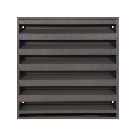 Renson 1062414 - vrac opbouw muurrooster alu 431 (225x225) structuur 7016 | 2 stuks