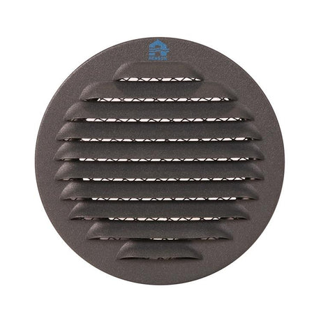 Renson 1062423 - inb.schoepenrooster rond alu 435r (dia 100) structuur 7016 | 8 stuks