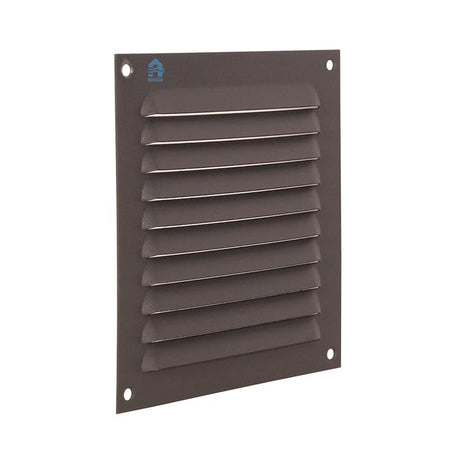 Renson 1062426 - opb.schoepenrooster plat alu 436 (150x150) structuur 7016 | 10 stuks