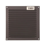 Renson 1062428 - opb.schoepenrooster plat alu 436 (200x200) structuur 7016 | 10 stuks