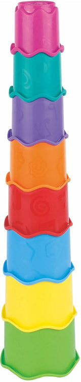 Lobbes speelgoed bv stapeltoren kleur, 8dlg.