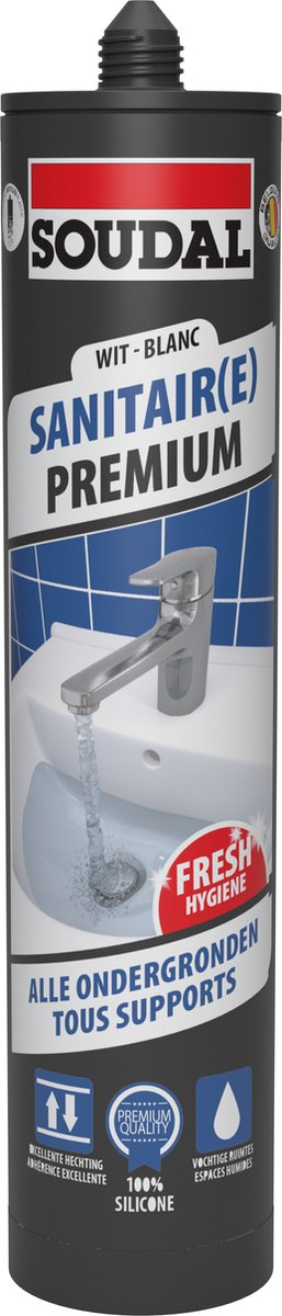 Soudal sanitair premium wit