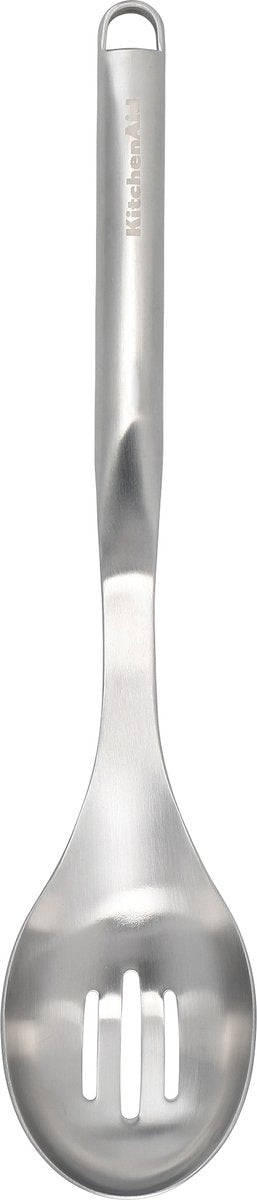 Kitchenaid serveerlepel met sleuven, 34 cm, rvs, zilver - | premium