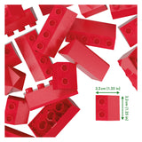 Hubelino roof tile set building blocks, 124dlg.