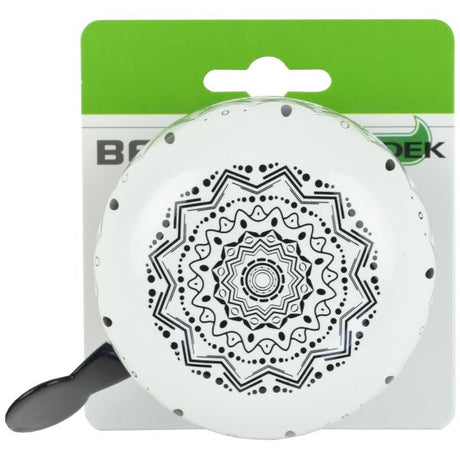 Widek ding dong bel groot mandala zebra black op kaart