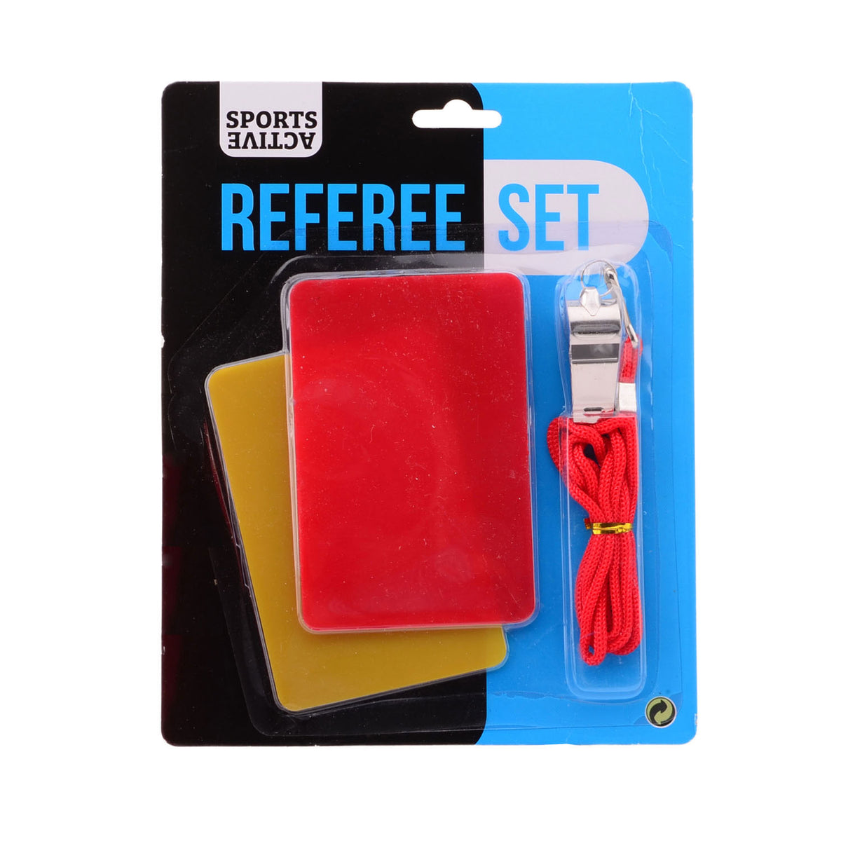 Johntoy sports active scheidsrechter speelset met fluit 3 assorti