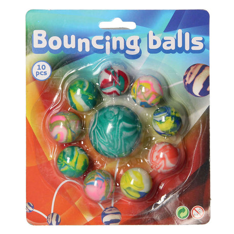 Johntoy summer fun stuiterballen, 10st.