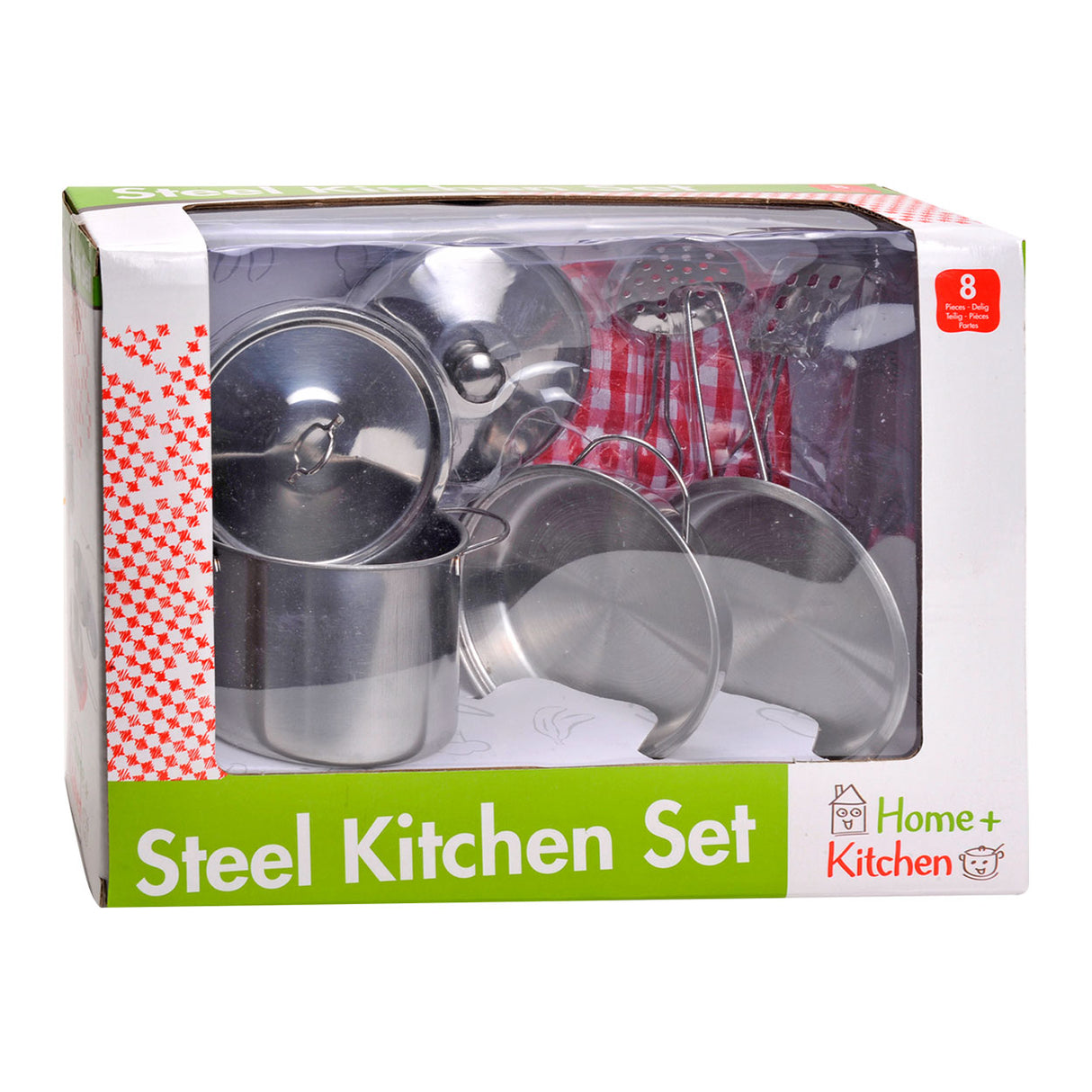 JUNTO JOHNTOY Home Kitchen Pannet Set, 8dlg.