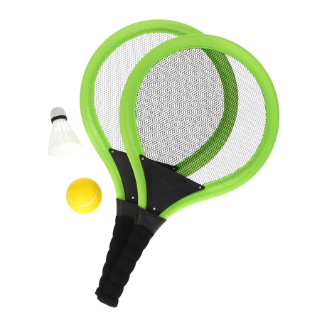 Johntoy tennisset met bal en shuttle