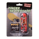 Fingerskateboard med tilbehør