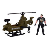 Johntoy army forces speelset in doos klein 2 assorti