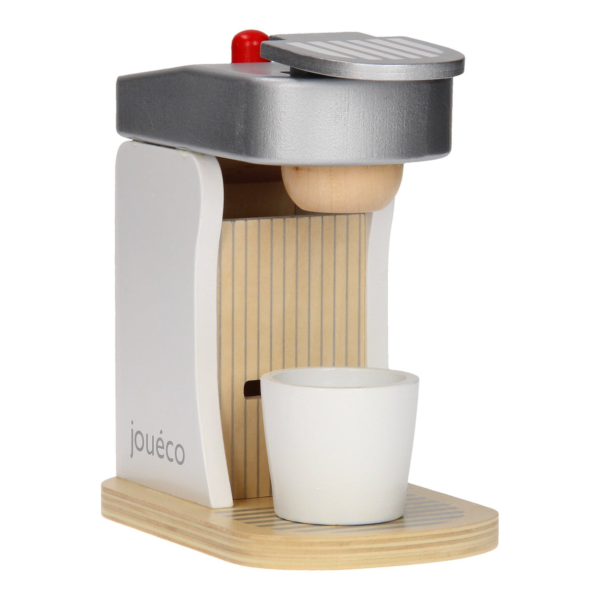 Cafetera de madera Joueco con accesorios