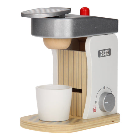 Joueco jouéco houten koffiezetapparaat met accessoires