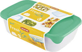 Curver verse go voedselcontainer 0,25l vierkant groen