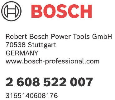 Bosch accessoires t8h security-torx®-bit extra-hard t8h, 25 mm 2 stuks - 2608522007